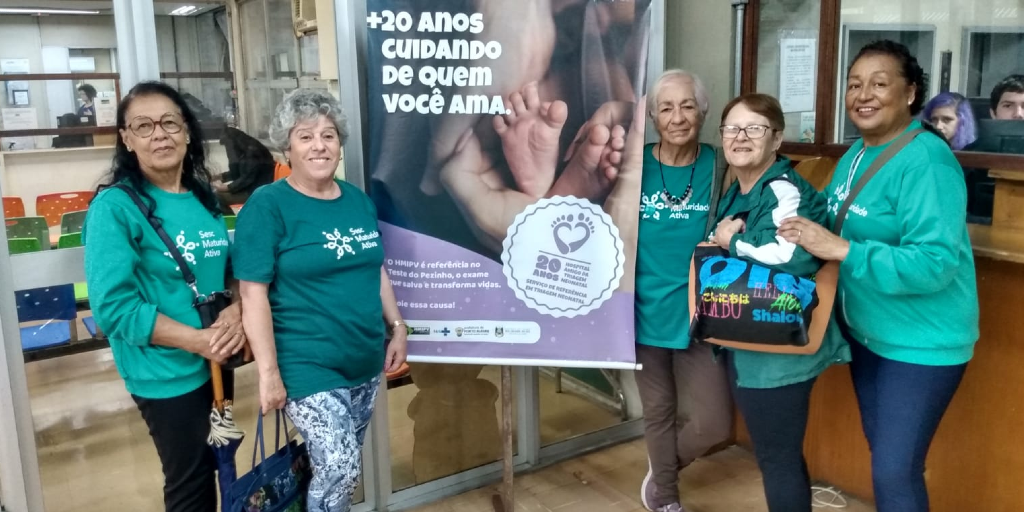 Participantes do programa Maturidade Ativa do Sesc Azenha adotam Hospital Infantil Presidente Vargas