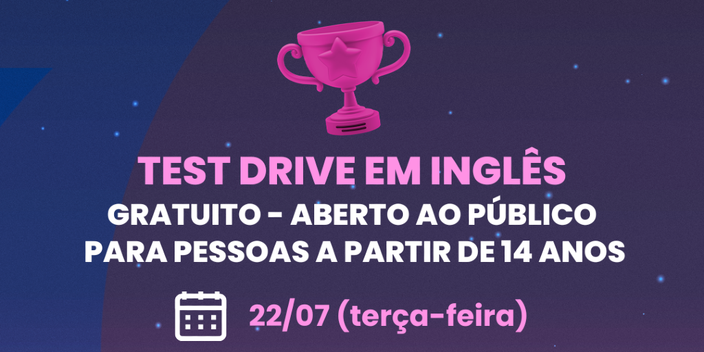 Teste Drive em Inglês